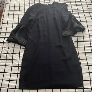 Banana Republic Navy Dress with belled sleeves